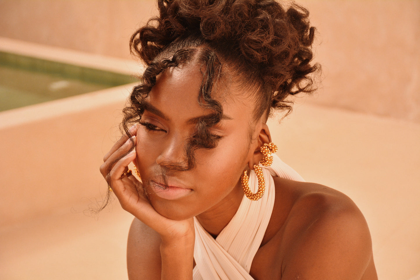 Paulina Maxi ear cuff - Gold