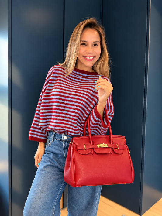 The Scarlet Statement Bag.