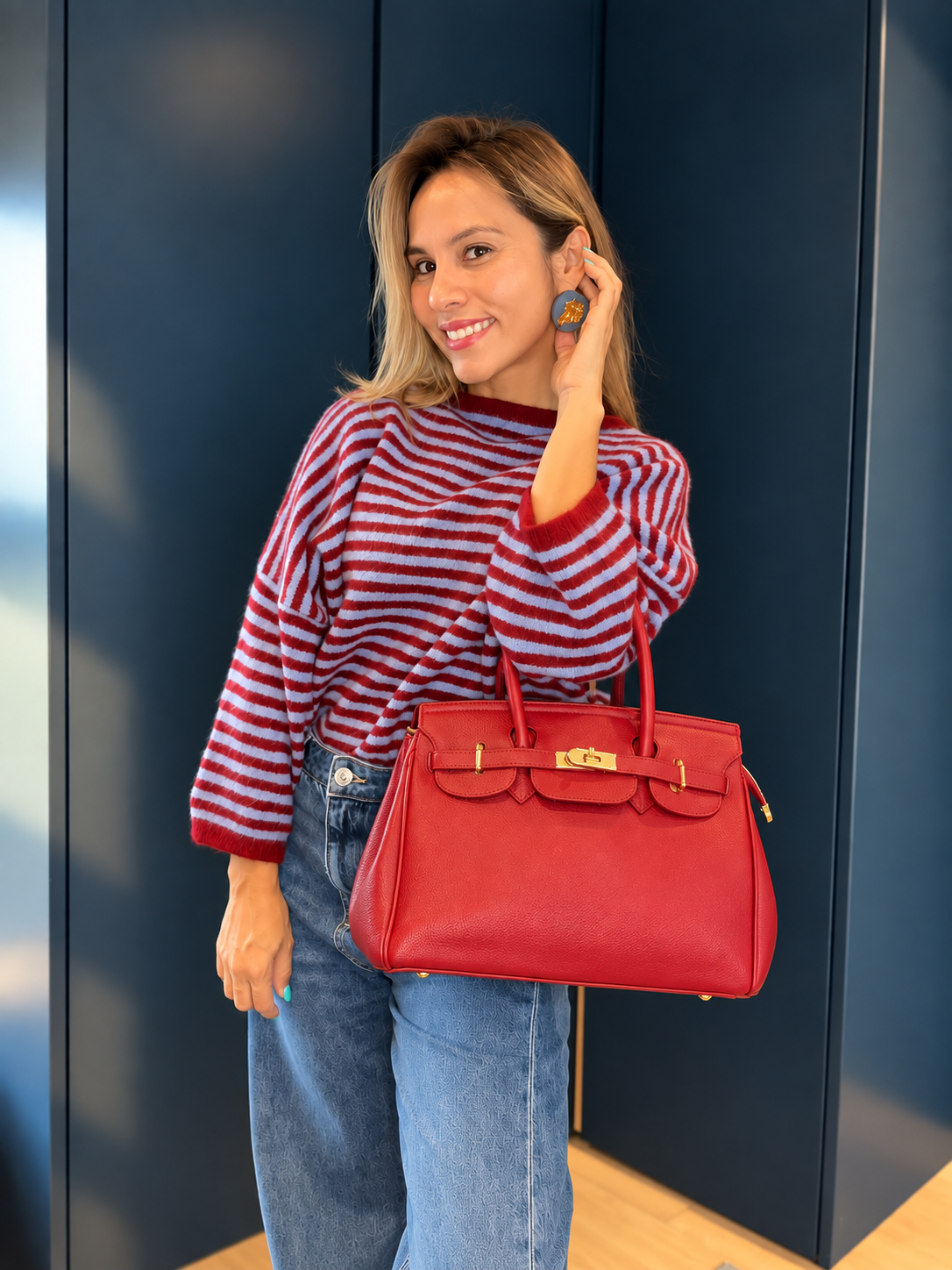 The Scarlet Statement Bag.