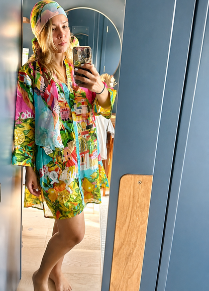 Positano Lemon Breeze Dress - Pockets