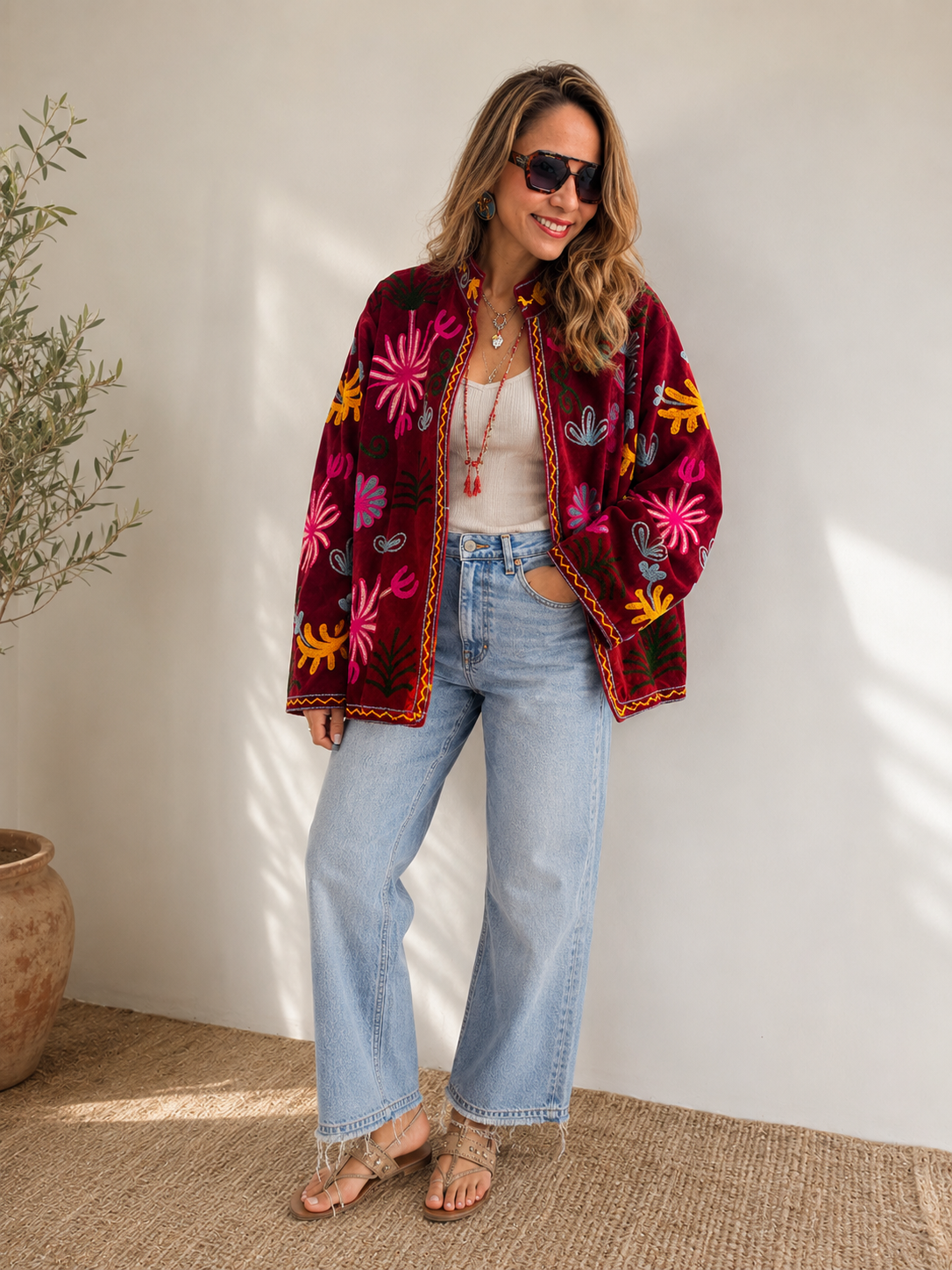 Midnight Safari Velvet Jacket