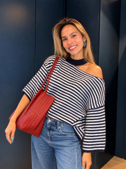 The Ruby Woven Tote