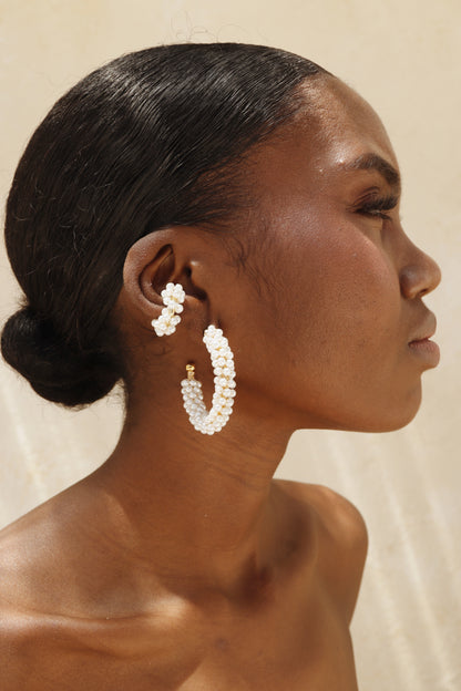 Paulina Maxi pearl hoop