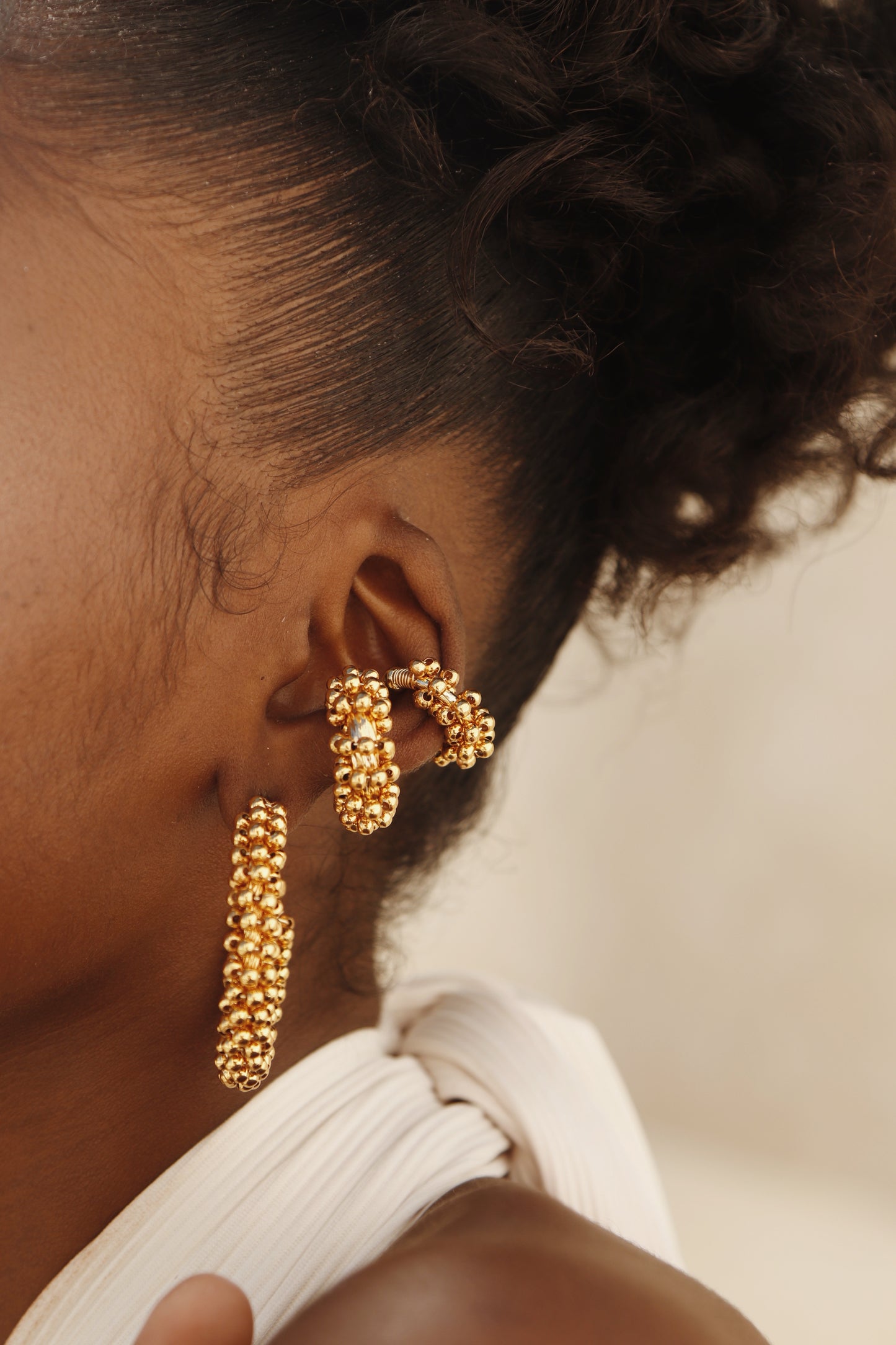 Paulina Maxi ear cuff  - Gold