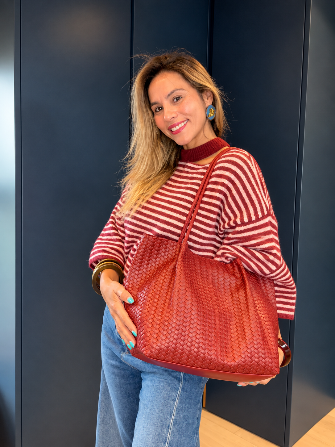 The Ruby Woven Tote