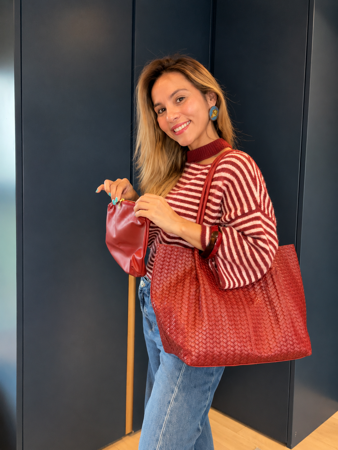The Ruby Woven Tote